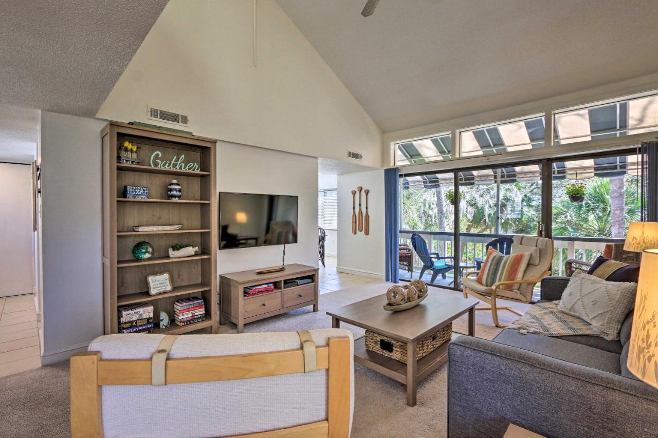 Coastal Oasis With Pool - Walk To Coligny Beach Park Hilton Head Island Exterior foto